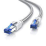 Primewire 1m - Cavo di Rete Cat 8.1 di Alta qualitá in Nylon Anti attorcigliamento - SFTP - Ethernet Gigabit ...