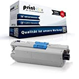 Print-Klex - Cartuccia toner compatibile per Oki C332DN MC363DN MC363DNW MC363N 46508712 C332, colore: Nero