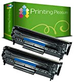Printing Pleasure 2 Toner Compatibili per HP Laserjet 1010 1012 1015 1018 1020 1022 1022n 1022nw 3010 3015 3020 3030 ...