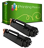 Printing Pleasure 2pz x CE278A 78A Toner Compatibile Nero per HP Laserjet P1560, P1566, P1600, P1606, P1606dn, 1536, M1536dnf