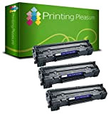 Printing Pleasure 3 Toner Compatibili per HP Laserjet Pro MFP M225 M125 M126 M127 M128 M201 M202 Serie | CF283A ...