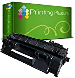 Printing Pleasure Toner Compatibile per HP Laserjet P2030 P2035 P2035N P2055D P2055DN P2055 P2056 P2057 P2055X | CE505A 05A, Colore: ...