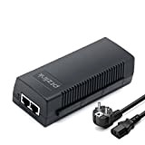 PTZlink 30W Gigabit PoE+, iniettore PoE, uscita 48V-54V 30W, 10/100/1000 Mbit/s RJ-45, IEEE 802.3af / 802.3at Compatibile, adattatore PoE, Fino ...