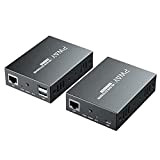PW-DT237K HDMI KVM Extender USB 492ft/150m Trasmissione su singolo Cat5e/6/7 HD 1080P Supporto TCP/IP e funzione di loop out