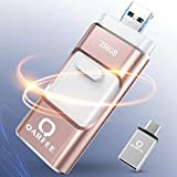QARFEE Chiavetta USB C 256GB USB 3.0,Chiave USB Type C con iOS/Android/USB C/Micro USB/Tipo C Porta,Flash Drive 4 in 1 ...