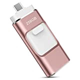 QARFEE Chiavetta USB per Smrtphone Memoria USB 128GB Phtotstick USB 3.0 4 in 1 Pen Drive per Phone iOS Android ...