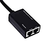 Queen.Y - Extender HDMI HDMI su RJ45 CAT5e CAT6 LAN Ethernet Balun Extender ripetitore fino a 1080P 3D-30m