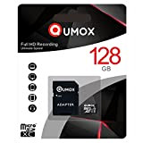QUMOX 128 GB Micro SD Memory Card Classe 10 UHS-I da 128 GB ad Alta velocità velocità di Scrittura 30 ...