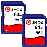 QUMOX 2x 64GB 40 MB/s SDXC 64 GB classe 10 UHS-I Scheda di memoria digitale sicura