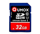 QUMOX 32GB SD HC 32 GB SDHC Class 10 UHS-I Secure Digital scheda di memoria HighSpeed Velocità di scrittura 40 ...