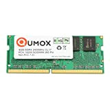 QUMOX 4GB DDR4 2400 2400MHz PC4-19200 PC-19200 (260 Pin) SODIMM Memoria 4GB