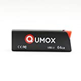 QUMOX 64 GB 64 GB Pen Drive Memoria Flash USB 3.0 Nero