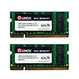 QUMOX MACMEMORY 4GB Kit (2X 2GB) PC2-6300 PC2-6400 800MHz DDR2 SODIMM Memoria