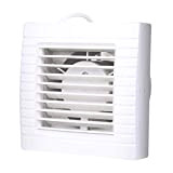 QZH Aspiratore per Bagno Aspiratore Ventilatore Potente per Ventilatori per finestre da Cucina WC Ventilatori a Parete per condotti
