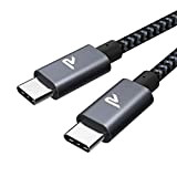 RAMPOW Cavo USB C a USB C 20V/3A, Cavo USB Type-C con PD 60W, Cavo USB C per MacBook Air ...