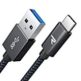 RAMPOW Cavo USB Type-C [USB 3.0, 2M], Cavo USB Type-C Ricarica Rapida 3.1A QC 3.0, Cavo USB C Compatibile per ...