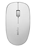 Rapoo 16880 3510P Mouse Ottico Sottile, 1000 dpi, 3 Tasti, Wireless 2.4 Ghz, Bianco