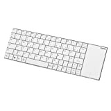 Rapoo E2710 Wireless Multimedia Touch Keyboard Bianco