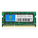 Rasalas 8GB DDR3L 1600MHz SODIMM RAM, 8GB 2Rx8 PC3L-12800S Memoria, PC3 1600 DDR3 12800 1.35V CL11 204-Pin per Apple MacBook ...