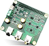 Raspberry Pi HiFi DAC Pro Hat ES9038Q2M Scheda audio PCM DSD Lossless Alta Risoluzione Convertitore Digitale-Analogico Adattatore per Raspberry Pi ...