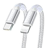 RAVIAD Cavo USB C a Lightning 1M Certificato MFi Cavo iPhone Tipo C in Nylon Carica Rapida Caricatore per iPhone ...