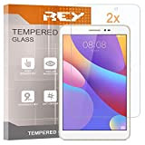 REY Pack 2X Pellicola salvaschermo per Huawei MEDIAPAD T2 10.0 PRO (10,1"), Pellicole salvaschermo Vetro Temperato 9H+, di qualità Premium ...