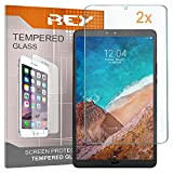REY Pack 2X Pellicola salvaschermo per XIAOMI Mi Pad 4, Pellicole salvaschermo Vetro Temperato 9H+, di qualità Premium Tablet