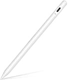 Ricarica Wireless Penna iPad per iPad, Penna Touch con Sensibile all’Inclinazione e Rifiuto del Palmo, Apple Pencil per iPad 6/7/8/9/10, ...