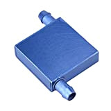 Richer-R CPU Water Cooling Block, Dissipatore di Calore per Acqua con Raffreddamento Aliquido in Alluminio per CPU Industriale 40x40x12mm