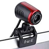 Richer-R Webcam HD, ASHATA 1080P HD USB PC Webcam Cam, Orizzontale 360 ° Ruota USB 2.0 Web Camera con Microfono ...
