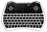 Rii Mini i28 ONE Wireless (layout ITALIANO) - Mini tastiera retroilluminata con touchpad, mouse giroscopico, microfono e presa audio audio ...