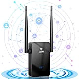 Ripetitore WiFi Wireless 300Mbps Amplificatore WiFi, Ripetitore WiFi Potente Per Casa Compatibile con Router/Ripetitore/ap/Client, Extender WiFi con WPS, Ripetitore Segnale WiFi Sicurezza della rete