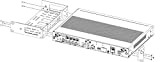RW RoutersWholesale 1100 ISR Chassis in Rack Mount Compatibile/Sostituzione per Cisco (con unità di alimentazione CA) ACS-1100-RM-19=
