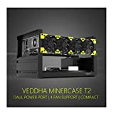 RXFSP Ethereum Veddha - Telaio impilabile per processori grafici 6/8 GPU, in alluminio
