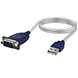 SABRENT Cavo Convertitore da USB 2.0 a Seriale (9 pin) DB-9 RS-232 (CB-DB9P)
