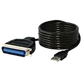 Sabrent Cavo USB Adattatore per Stampante, da USB 2.0 a Parallel IEEE 1284, 36 pin maschio (1,8 m) (CB-CN36)