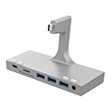 Sabrent Hub USB C, Ciabatta multipresa USB per iMac, Sdoppiatore USB 3 Porte USB 3.2 Gen 1, Lettore schede SD/MicroSD, ...