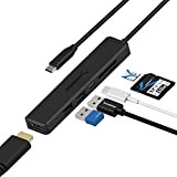 Sabrent Hub USB C, HDMI, Lettore schede SD/MicroSD, Multipresa 6 in 1, 1 HDMI, 1 USB 3.2 Gen 1, 1 ...
