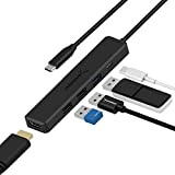 Sabrent Hub USB C HDMI, Multipresa USB C hub, per Macbook, PC, Pen Drive, PS4/PS5, 5 in 1 hub usb ...