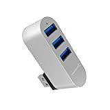 Sabrent Hub USB, Multipresa USB 3.2 Gen 1, Sdoppiatore USB girevole, 3 Porte USB 3.2 Gen 1, per PS4/PS5, laptop, ...