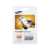 Samsung MB-MP128DA/EU Scheda Micro SDXC EVO con Adattatore SD, UHS-1, 128 GB, Bianco/Arancione