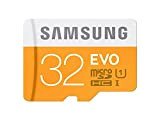 SAMSUNG MB-MP32DU2/EU HC Evo Scheda Micro SD con Adattatore USB 2.0, UHS-1, Classe 10, 32 GB, Bianco/Arancio