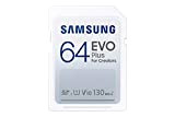 Samsung Memorie EVO Plus Scheda SD da 64 GB, UHS-I U1, fino a 130 MB/s (MB-SC64K/EU)