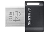 Samsung Memorie Fit Plus USB Flash Drive, USB 3.1, Type-A, Velocità di Lettura Fino a 300 MB/s, 64 GB, Grigio ...