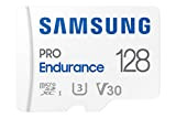 Samsung Memorie MB-MJ128KA PRO Endurance Scheda MicroSD da 128 GB, UHS-I U3, fino a 100 MB/s, Adattatore SD Incluso