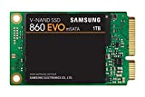 Samsung Memorie MZ-M6E1T0 860 EVO SSD Interno da 1 TB, SATA, mSATA