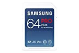 Samsung Memorie PRO Plus Scheda SD da 64 GB, UHS-I U3, fino a 100 MB/s (MB-SD64K/EU)