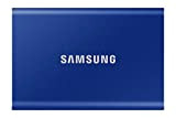 Samsung Memorie T7 MU-PC500H SSD Esterno Portatile da 500 GB, USB 3.2 Gen 2, 10 Gbps, Tipo-C, Blu