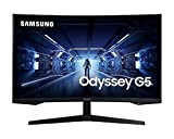 Samsung Monitor Gaming Odyssey G5 (C27G53), Curvo (1000R), 27", 2560x1440 (WQHD 2K), HDR10, VA, 144 Hz, 1 ms, FreeSync Premium, ...