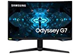 Samsung Monitor Gaming Odyssey G7 (C27G73), Curvo (1000R), 27", 2560x1440 (WQHD 2K), HDR 600, VA, 240 Hz, 1ms, FreeSync Pro, ...